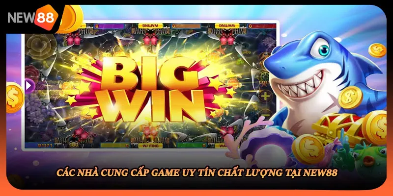 Các nhà cung cấp game uy tín chất lượng tại NEW88
