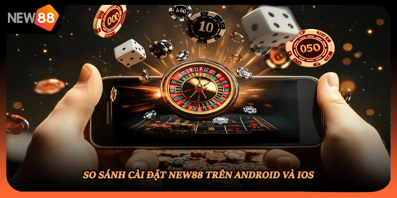 So sánh cài đặt NEW88 trên Android và iOS